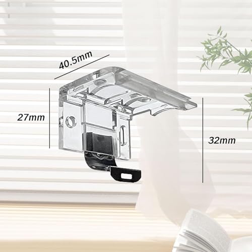 4 PCS Replacement Brackets for Cordless Blinds Metal Clip Mounting Bracket 1" (25mm) PVC Honeycomb Pleated Shades Window Shade Holder Hardware Plastic Headrail Easy Installation - color: 4 PACK