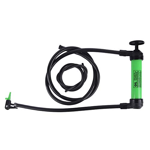 Koehler Enterprises Fuel Pump for Gas, Oil, and Liquids, Transfer Pump Kit for Automotive and Home, Safety Siphon, Green - style: Green