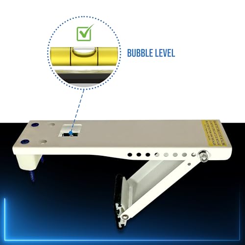DuctlessAire DA-80 Wall Mount Support Bracket - Heavy Duty Air Conditioner Support Brackets - Air Conditioner Window Unit, Mini Split, HVAC Brackets - Outdoor Wall Mounted Window AC Bracket (80 lbs) - size: 80 lbs