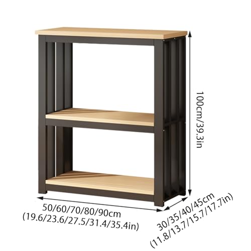 Adjustable Rimless Aquarium Stand with 2-Tier Shelves, 100kg Capacity Fish Tank Table for Home & Office - Stylish Beige 60x40cm (23.6x15.7in) - color: Beige, size: 60x40cm/23.6x15.7in
