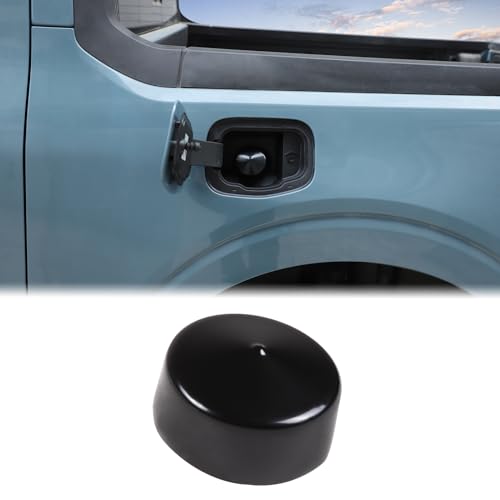 Aunginsy Capless Gas Cap Dirt, Water & Dust Cover Capless Gas Cap Fuel Filler Cover Compatible with Ford Maverick 2022-2024 Cap & Shield Capless Gas Cap Fuel Filler Nozzle Cover Protection Accessories - color: Black
