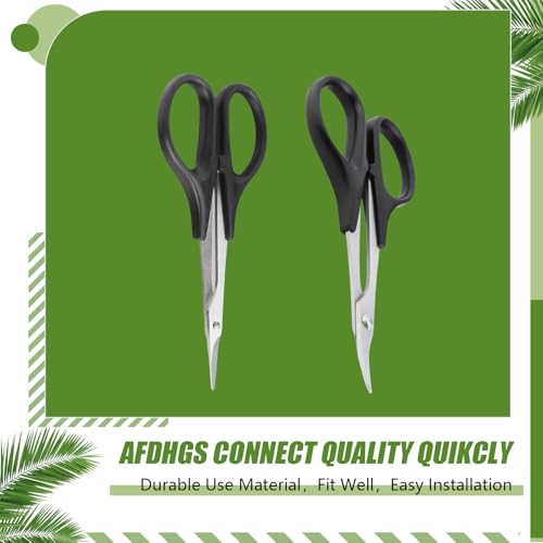 2-Pack RC Body Trimming Scissors - Sharp Steel Blades for Precise Cutting of Lexan Plastic Bodies, Ideal for RC Cars, Buggies, Helicopters, and More