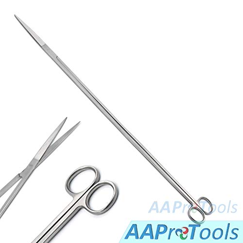 Fish Aquarium Cleaner Kelly Scissors Straight 18" Extra Long Handle Sharp/sharp Stainless Steel Instruments