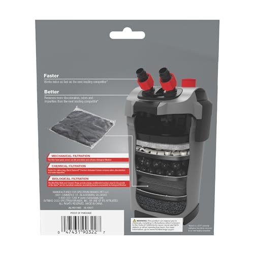 Marineland Carbon Bags, 2 Count, Support Chemical Aquarium Filtration, Rite-Size S, T and X, Fit All C-Series and Magniflow Canister Filters