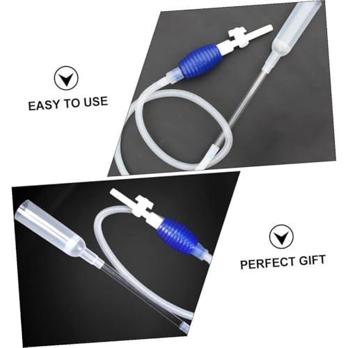 HANABASS Fish Tank Cleaner Siphon Gravel Vacuum Manual Water Changer Pump for Aquarium and Pond Sand Washing