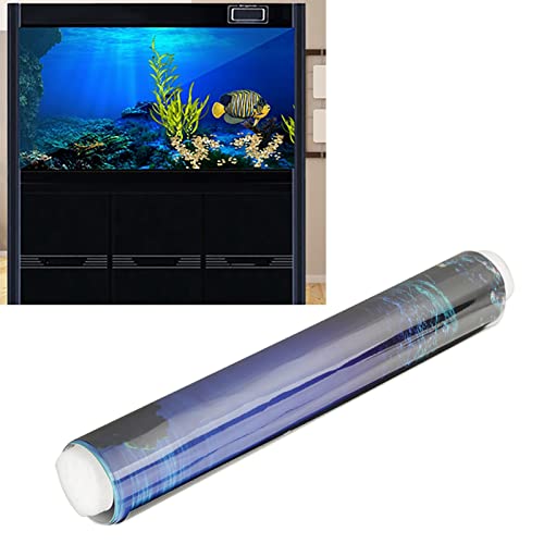 3D Fish Background 75 Gallon Show Fishtank Wallpaper Aquarium Background Fish Decorations, Fish Aquarium Background, 3D Aquarium Background