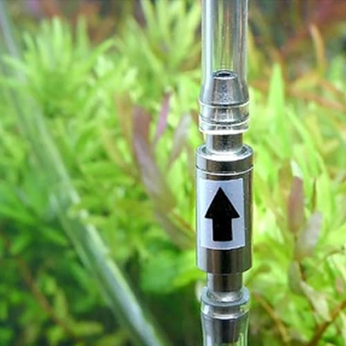 Stainless Steel One-Way Check Valve for Aquarium Carbon Dioxide System Diffuser 1PCS