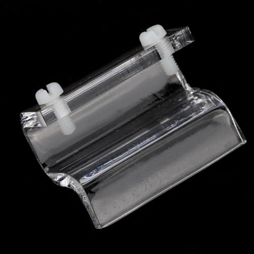 4Pcs Transparent Acrylic Glass Cover Holder Clamps – for Aquarium Fish Tank 6-12mm Thickness, Bracket Support for Lamp Frame & Filter Equipment