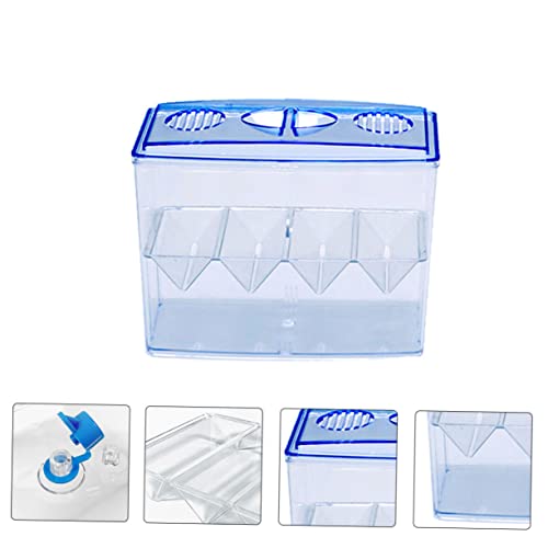 FRCOLOR 1pc Small Fish Hatching Isolation Box Freestanding Self-Floating Breeding Tank for Betta and Shrimp Easy to Clean Safe for