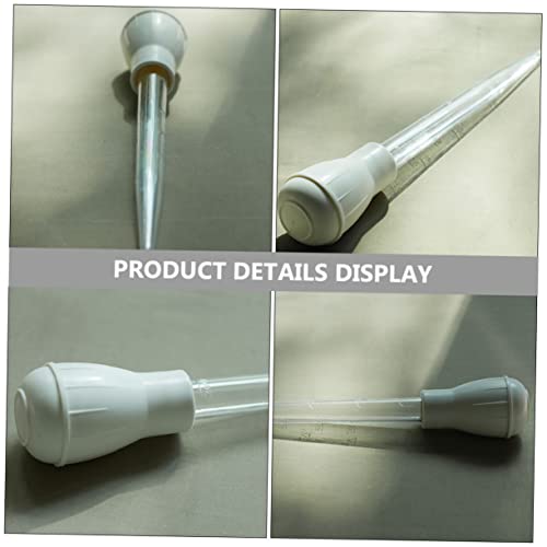 3pcs Fish Tank Cleaning Siphon Scale Flexible Aquarium Water Change Tool Feces for Easy Tank Maintenance for Feeding - color: White, size: 46x5cm