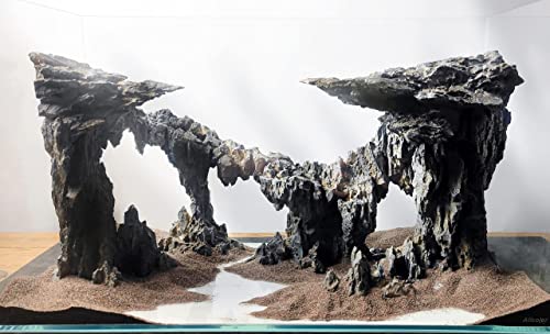 Allcolor Fish Tank Decor Rocks.Aquarium Decoration Model.Easy and Quick Solution for Aquascaping.(Twilight) - style: Twilight