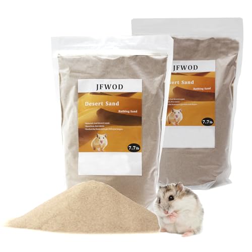 Hamster Bath Sand, 15.4lb Dust Free Desert Sand or Potty Litter Sand for Hamster Chinchillas Gerbil Syrian Mice Small Animals(Beige) - color: Beige, size: 15.4lb