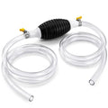 Multifunctional Liquid Siphon Pump, Manual Hand Pump for Gasoline Diesel Water, Double Stop Valve Leak-Free Transfer, Oil Extractor with Hose for Car Motorcycle Boat (3.3-Feet Hose)