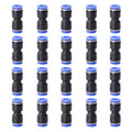 20PCS Straight Push Connectors Quick Release Plastic Push to Connect Fittings 5/16" inch Quick Connect Air Hose Fittings (5/16'', Blue) - size: 5/16'' 20PCS