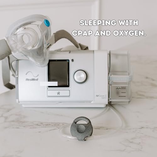 Oxygen Nasal Cannula Protective Cover Accessory, HSA FSA Eligible, Hose Holder for Portable Concentrator Machine Tubing, Tank, or CPAP, Keeps Tube Nose Piece Off Floor, (Two Pack) - size: Two Pack