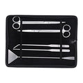 5 Pack Aquarium Scissor Tweezers Spatula Tool 5 in 1 Stainless Steel Aquascaping Tools Set Starter Kits