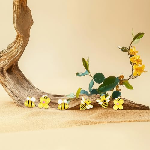Tmtains Slime Charms Kawaii Resin Charms 3D Cute Nail Charm Mini Flatback Luminous Animal Charm Bulk Resin Jewelry Making Turtle Embellishments Supplies for Cell Phone Scrapbooking DIY Crafts - color: Ea 210Pcs Resin Bees