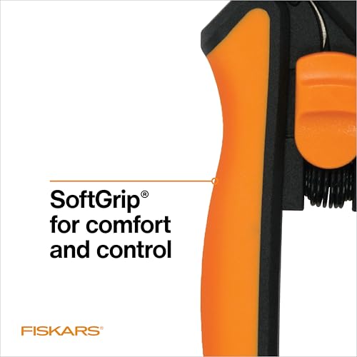 Fiskars 6" Pruning Scissors for Flower Stems, Herbs, Buds, and Small Plants, Garden Snips with Stainless Steel Blades, Gardening Trimmers with Comfortable Handle - style: Pruning Snips