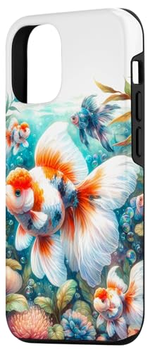 iPhone 13 Pro Oranda Goldfish Underwater Fancy Goldfish Lovers Aquarium Case