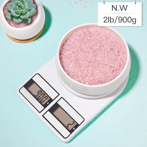 T4U Tumbled Chips Stones Crushed Crystal Quartz 2 LB, Irregular Shaped Gravel Pebble Healing Stone, DIY Smoothed Rock for Potted Plant,Resin Art,Vase Fillers Aquarium Gravel Rocks (Light Rose) - color: #2 - Rose, size: 2 LB