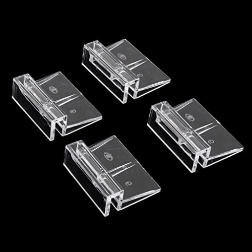 4Pcs Plastic Aquarium Fish Tank Glass Cover Clips Support Holders 6mm Lovely and professional