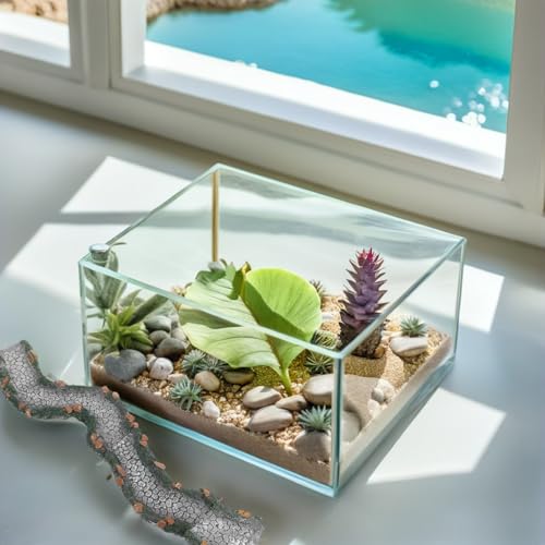4pcs Resin Fish Tank Landscape Ornament Aquarium Miniature Stone Pathway Bridge Garden Stairs Decoration for Micro Aquarium Scene