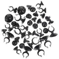 POPETPOP 40Pcs Convenient Suction Cup Clips Replaceable Tubing Holders Hose Clamps for Fish Tank