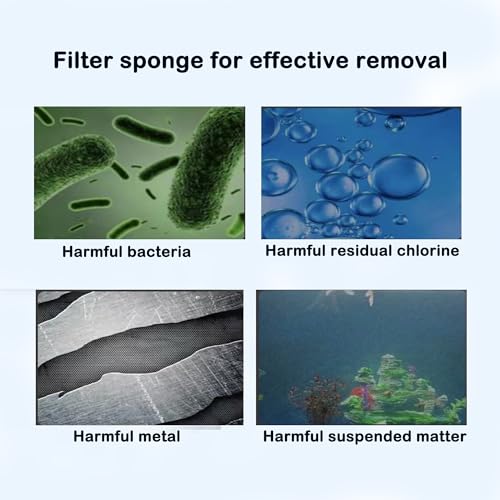 Delapan 5.91 inch Fish Foam Pre-Filter Sponges Compatible with Canister Filters Aquaclear 70/110 Filters X-Large Overflow Filter Box Intake Round - size: 1 pack