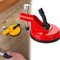 Adjustable Height Setter - Professional Countertop Leveling Tool,Granite Marble Countertop Seam Leveling Tool,Countertop Alignment Clamps with Vacuum Suction Cups,for Quartz,Wood Floor (RED) - color: Red