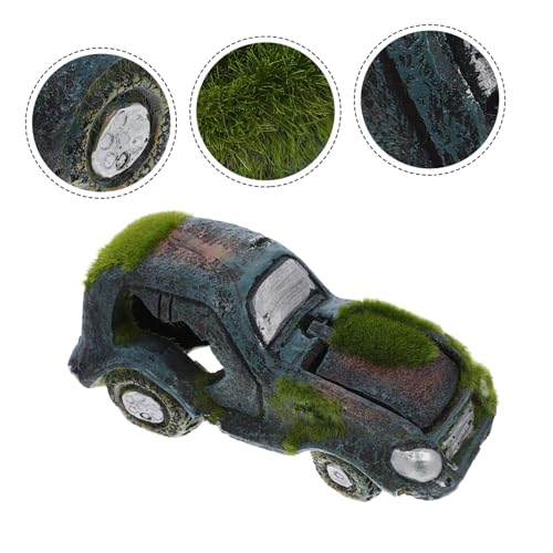 iplusmile Fish Tank Landscaping Car Decor Ornament Aquarium Landscaping Fish Landscape Accessories Aquarium Adornment Aquarium Landscape Fish Tank Habitat Vegetable Crafts