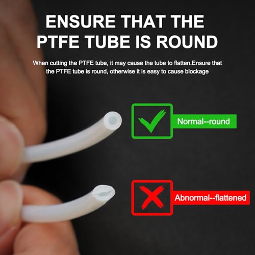 3pcs Teflon PTFE Tube Adapter Replacement for Bambu Lab A1/A1MINI/P1P/P1S/P2S/X1/X1C/X1E/H2D/H2S 3D Printer,Plastic Metal Mixed Feed Connectors for Bambu Lab 3D Printer