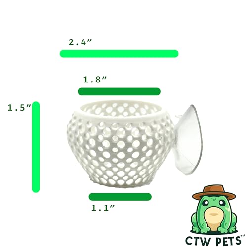 Betta Bulb Hide | Betta Rest Fish Tank Ornament | Aquarium Cave with Suction Cup for Small Fish Tank, Betta Habitat, Shrimp Hideout, Aquatic Decor (Pure White)
