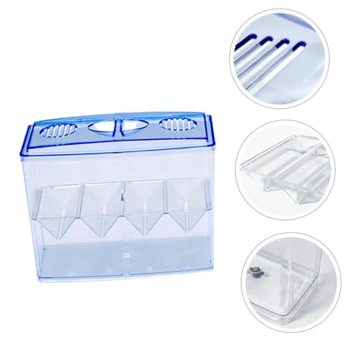FRCOLOR 1pc Small Fish Hatching Isolation Box Freestanding Self-Floating Breeding Tank for Betta and Shrimp Easy to Clean Safe for