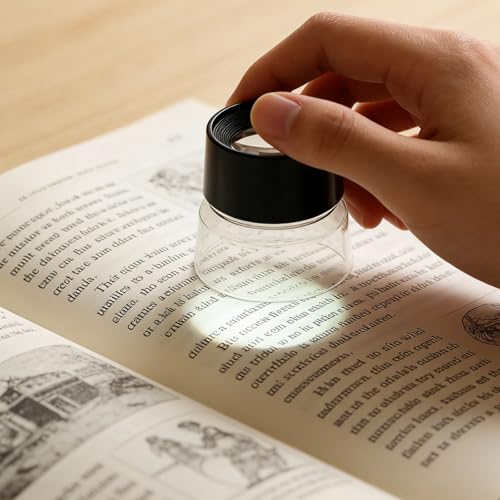 Rongon Professional Jewelers Loupe 10X Magnification Small Magnifying Glass Lightweight Pocket-Sized Magnifier for Gemstone Appraisal, Coin Collecting, Watch Repair & Hobbyistsy