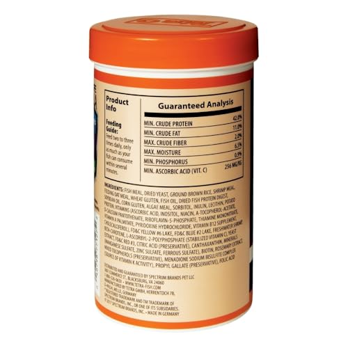 Tetra Goldfish Flakes, Nutritionally Balanced Diet For Aquarium Fish, Vitamin C Enriched Flakes, 2.2 oz - size: 2.2 Ounce (Pack of 1)