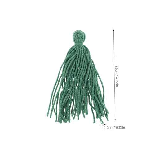 INOOMP 10pcs Spawning Mops for Aquarium Fish Breeding Floating Hideout for Breeding Fish Tank Decor Shrimp Shelter Hiding Grass for Aquarium