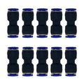 zjxed 5mm OD x 5mm OD Pneumatic quick Connector Push to Connect fittings Straight pneumatic push to connect fitting (Pack of 10) - size: 5mm-5mm