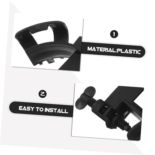 Yardwe 2Pcs Aquarium Hose Mounting Clip Plastic Water Pipe Holder for Fish Tank Turtle Tank Easy Installation Stable Secure Design for Hose Versatile Use Homes Offices Pet