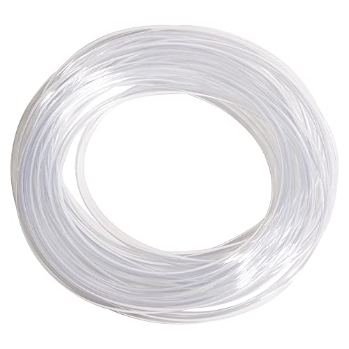 QuQuyi PVC Vinyl Tubing 5mm ID X 7mm OD, Flexible Plastic Hose Clear Oil Resistant Industrial Tubing, 49.2FT - size: 5x7mm, style: 49.2 Feet