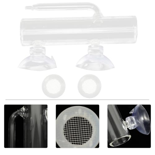 1 Set Fish Tank Incubator Glass Containers Fishing Tumbler Glass Aquarium Shrimp Breeding Box Fish Container Transparent High Borosilicate Glass Crystal Shrimp Fish Eggs