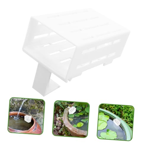 VICASKY 4pcs Aquatic Plant Holder for Aquarium Perforated Hanging Baskets for Fish Tank Landscaping and Shrimp Hideouts Supports Multiple Plant Growth and Visual Appeal