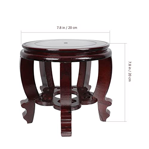 GANAZONO Wooden Fish Tank Base Stand Aquarium Wood Base for Turtle Tanks and Aquariums Stable Decorative Pedestal for Living Room Bedroom Office Display