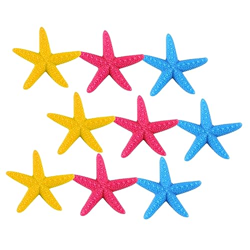COLLBATH 9pcs Resin Creature Decor Ornaments for Tank Micro-Landscape Ornament Set