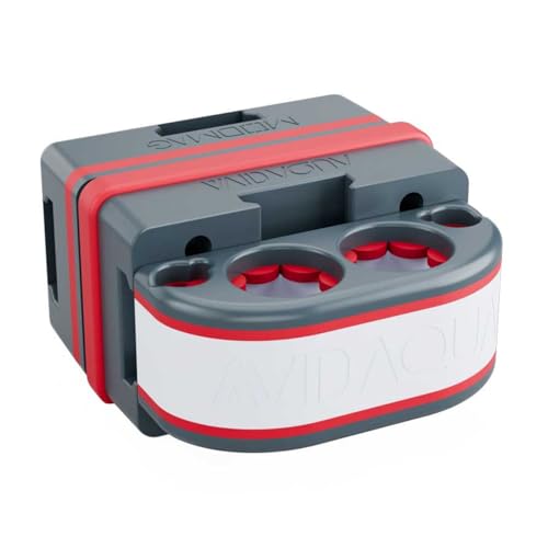 MPO Duo Magnetic Probe Organizer for Apex, Hydros, pH, Temp Probes - Compact 2-Probe Holder for Aquariums & Reef Tank Sump