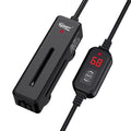 hygger Mini Fish Tank Submersible Heater 20W for 1-5 Gallons Desktop Betta Aquarium Heater with Digital Display Controller Adjustable Temperature - size: 20 Watt