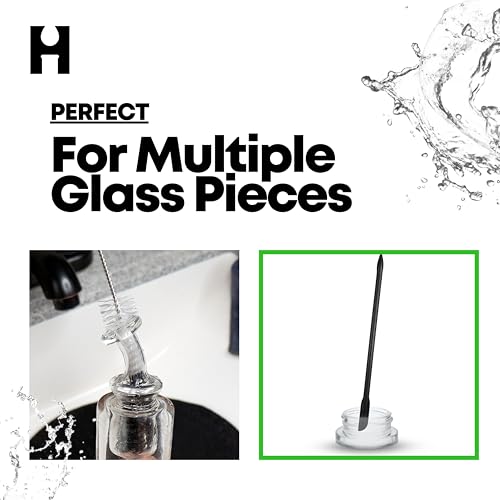Pipe Perfect Original Cleaning Brush Set – Multi-Size Detail Brushes for Glass, Bottle, Tube & Narrow Openings | Deep Cleaning Kit for Hard-to-Reach Areas | Durable Reusable (Original Pack)