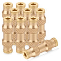 10 Pack 1/8" Air Brake Line Fitting, Quick Push to Connect Union Fittings, DOT Brass Push in Fitting, Air Brake Union 1/8" Tube OD for Trucks Trailers and Industrial Use - color: 10PCS-DOT Push-to-Connect, size: 1/8" Od