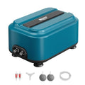 Aquarium Air Pump with Adjustable Double Outlet air Stone Bubbler for Fish Tank, Silent Fish Tank Aerator with Accessories, 2.5W/5W/8W/12W for Up to 300 Gallon Tank - style: 5W(Up to 60-100 gallon tank)