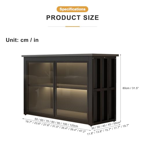 20 - 50 Gallon Fish Tank Stand, Metal Frame Aquarium Stand with Cabinet for Accessories Storage, Reptile Turtle Tank Stand for Home Office Black + Gray + Black 50x30×80cm - color: Black + Gray + Black, size: 50x30×80cm