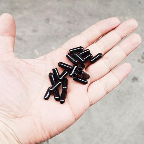 20 Pcs Aquarium Airline Splitter Manifold Outlet Cover Caps Rubber End Caps 3/16''Inside Diameter